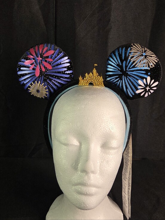 Walt Disney Accessories - Like New! Disney Mickey Mouse The Main Attraction Ear Headband Cinderella Castle